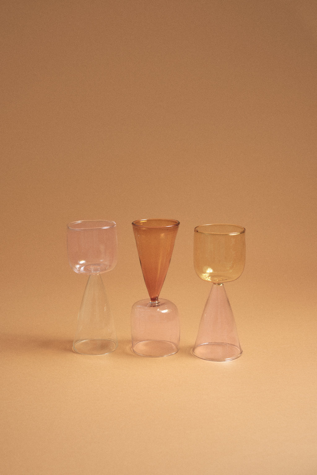 Copa Bical Rosa y Naranja