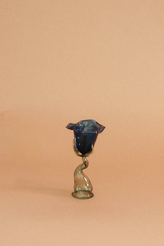 Copa Flor Azul Marino