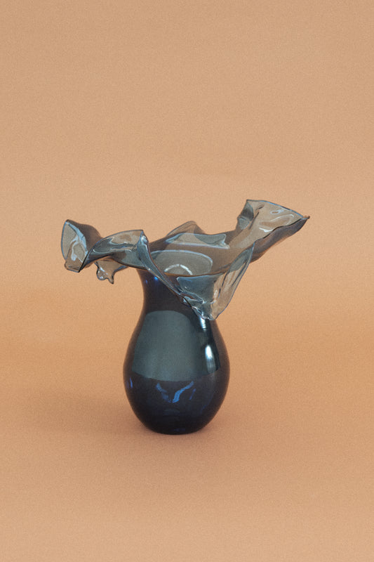 Jarrón Fat Tulip Marino