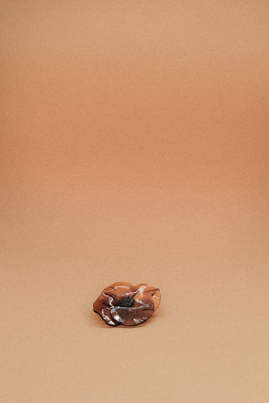 Broche Amapola Naranja