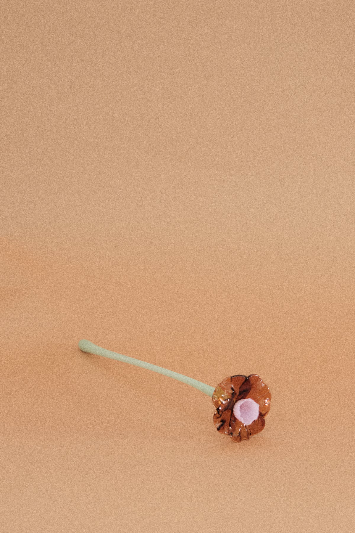 Flor Campanilla Naranja y Rosa
