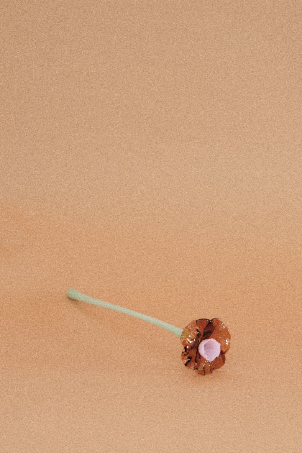 Flor Campanilla Naranja y Rosa