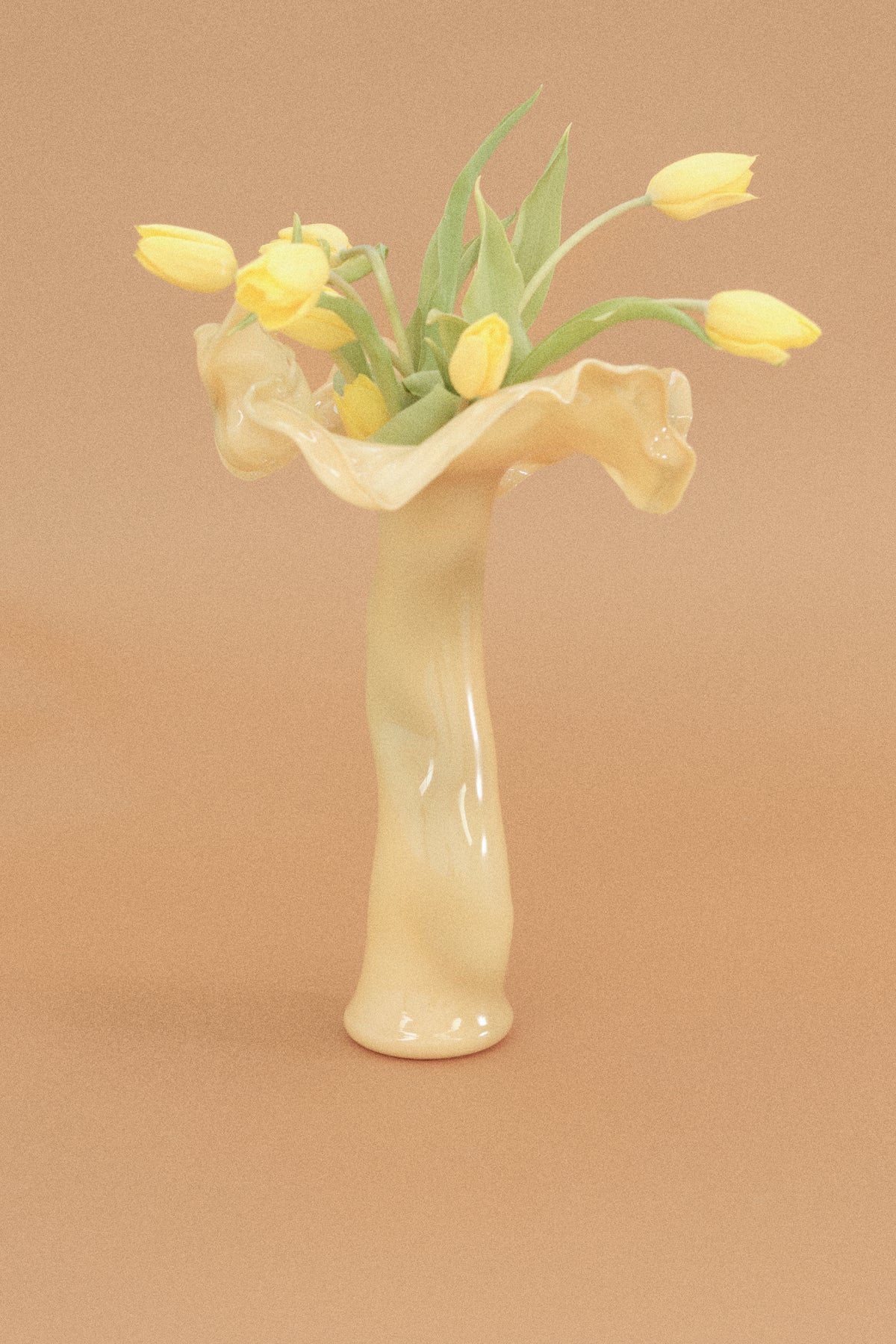 Jarrón Tulip Mantequilla