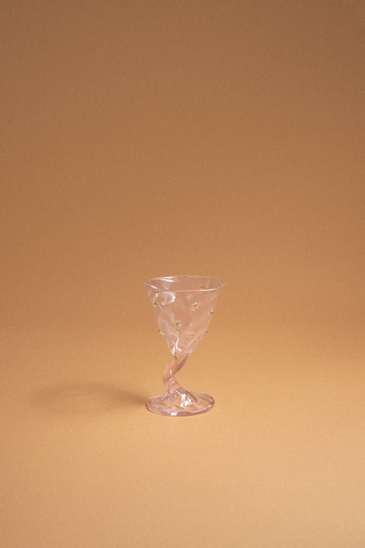 Copa Rana Margarita Rosa Traslúcido